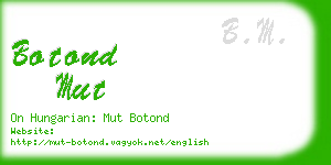 botond mut business card